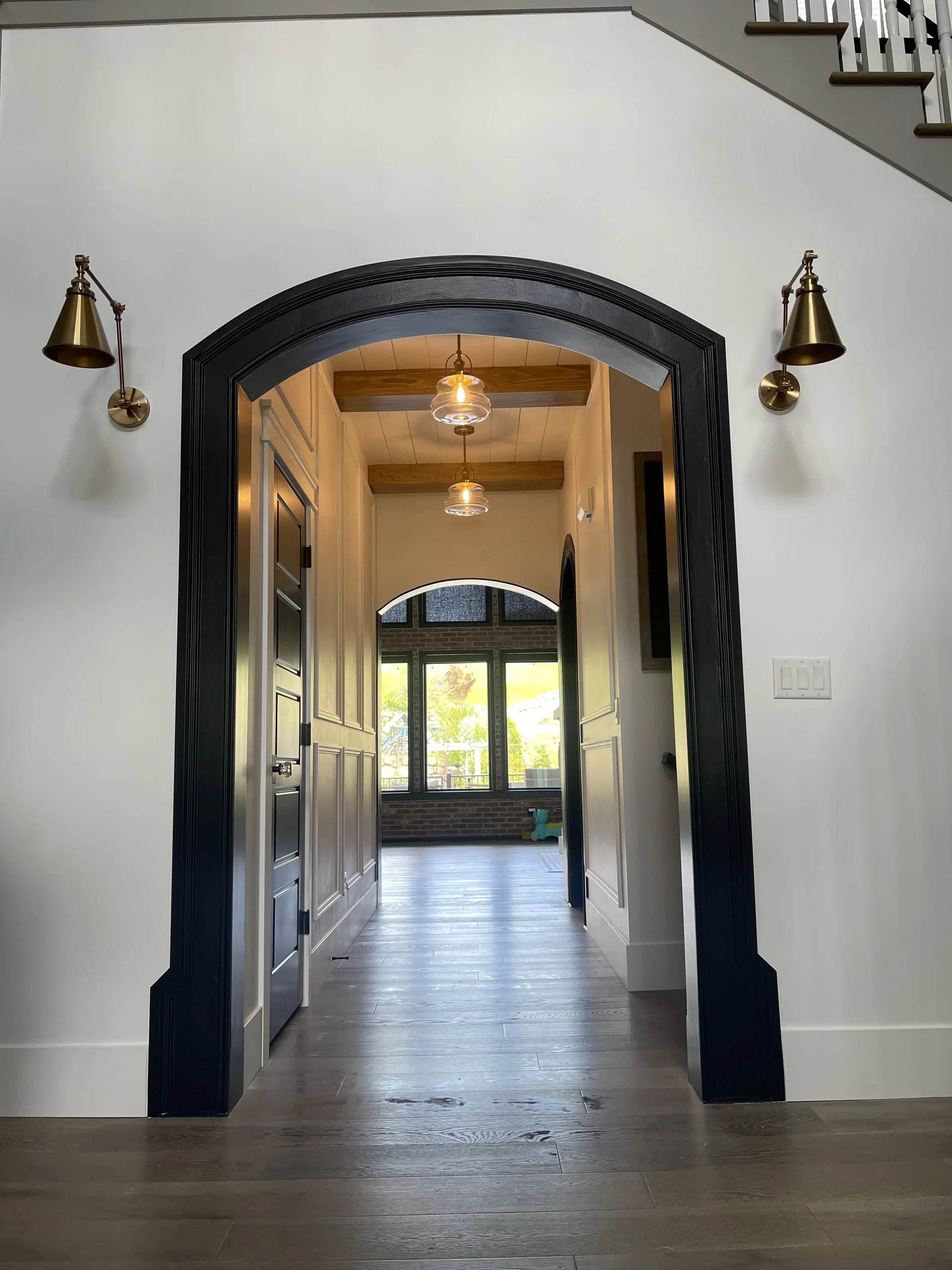 Custom arched doorway by BK Toolbox